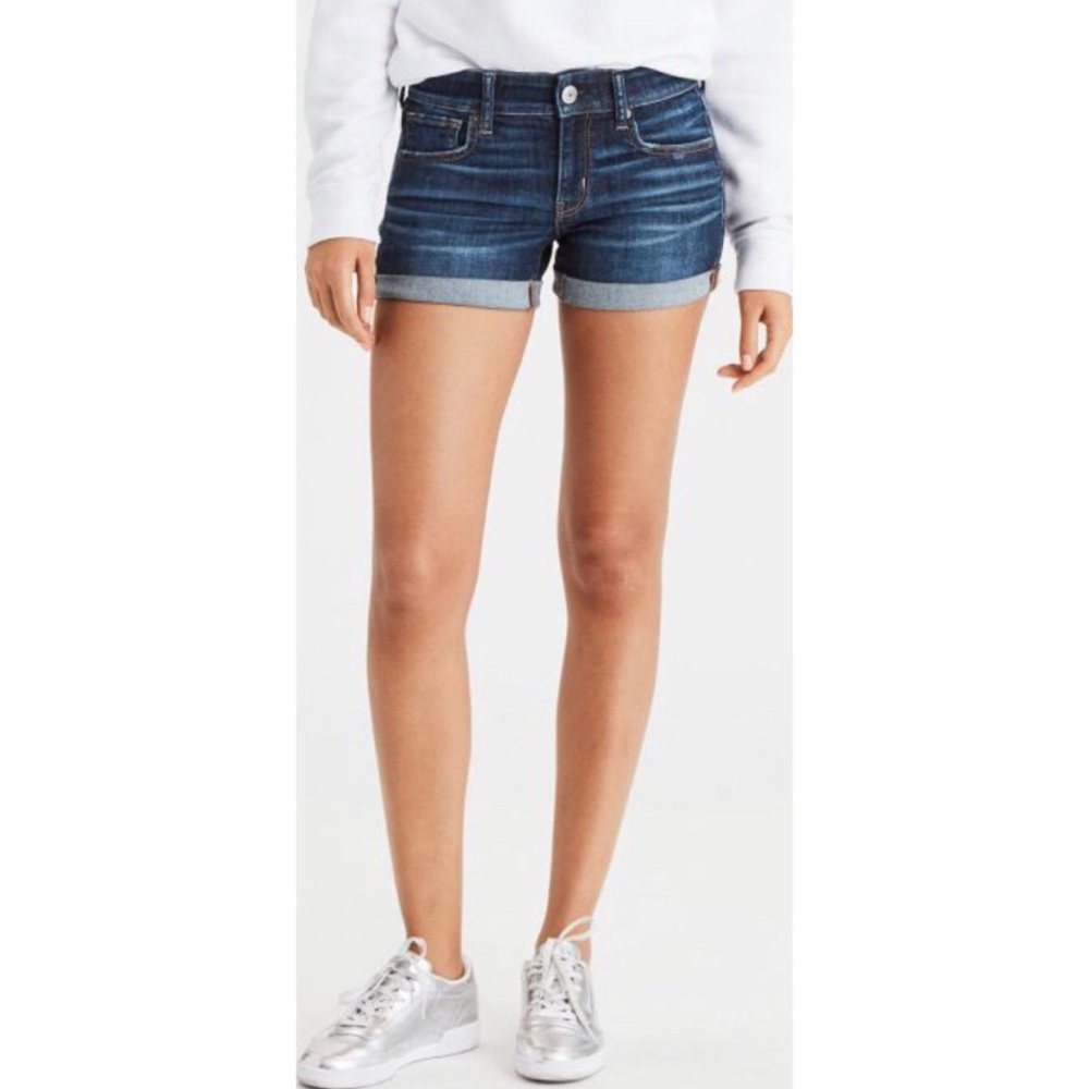 American Eagle Tomgirl Denim Jean Shorts